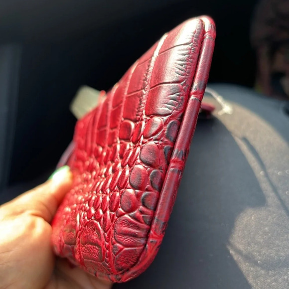 Fashion faux croc leather wrislet pouch card holder New - Picture 9 of 10